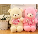 Pink 3.5 Feet Teddy Bear holding I Love You Heart